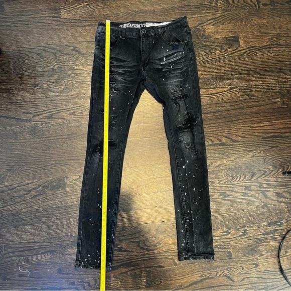 Men’s | Reason 32 paint splatter patch jeans | Size 30 - Picture 10 of 10